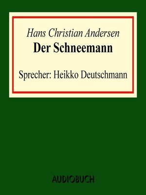 cover image of Der Schneemann